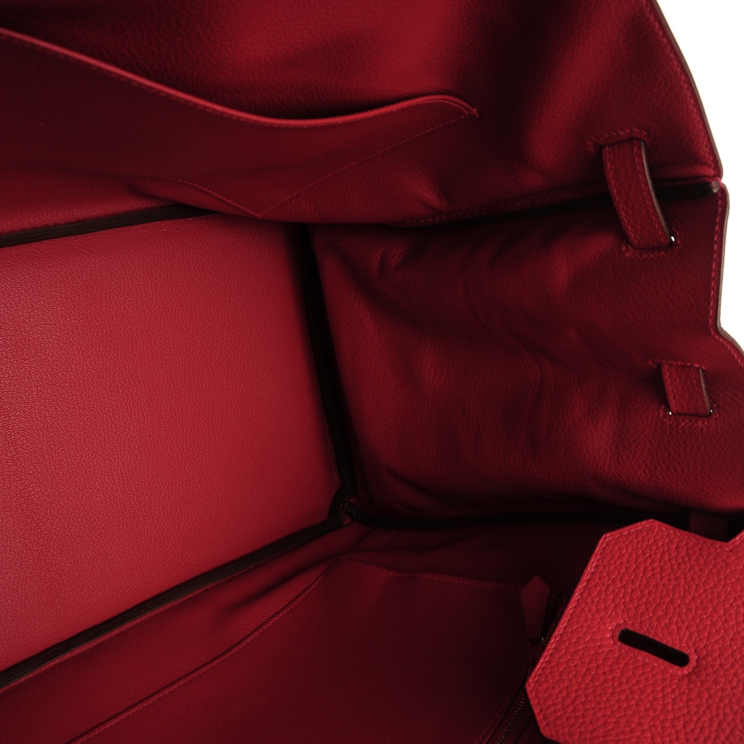 Hermes Taurillon Clemence Birkin 40 Rouge Casaque 19 of 30