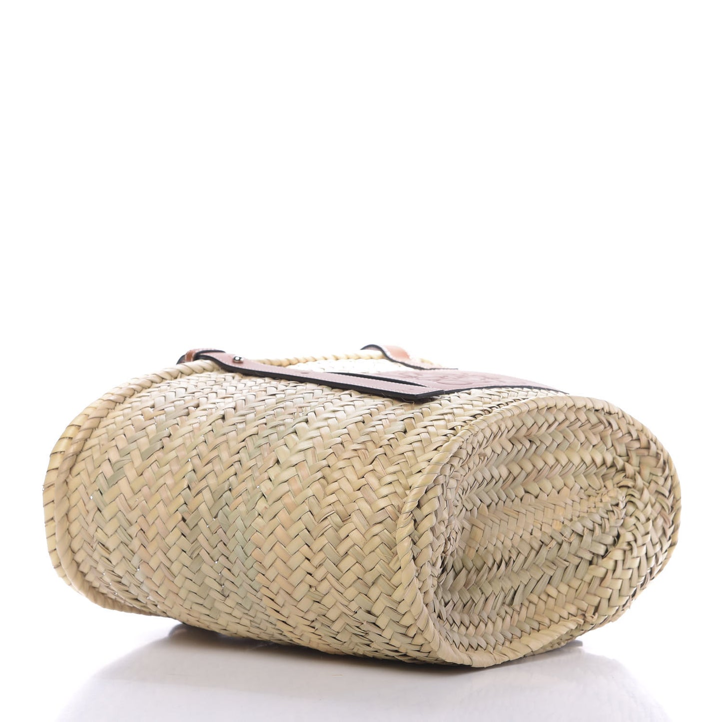 Raffia Basket Tote Bag Natural Tan
