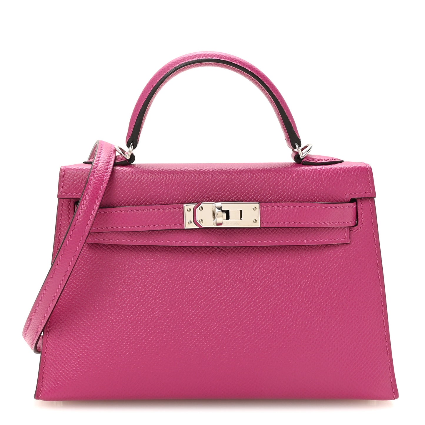 Epsom Mini Kelly Sellier 20 Rose Pourpre