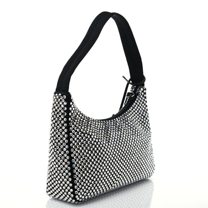 Prada Satin Crystal Mini Re-Edition 2000 Bag Cristal 3 of 8