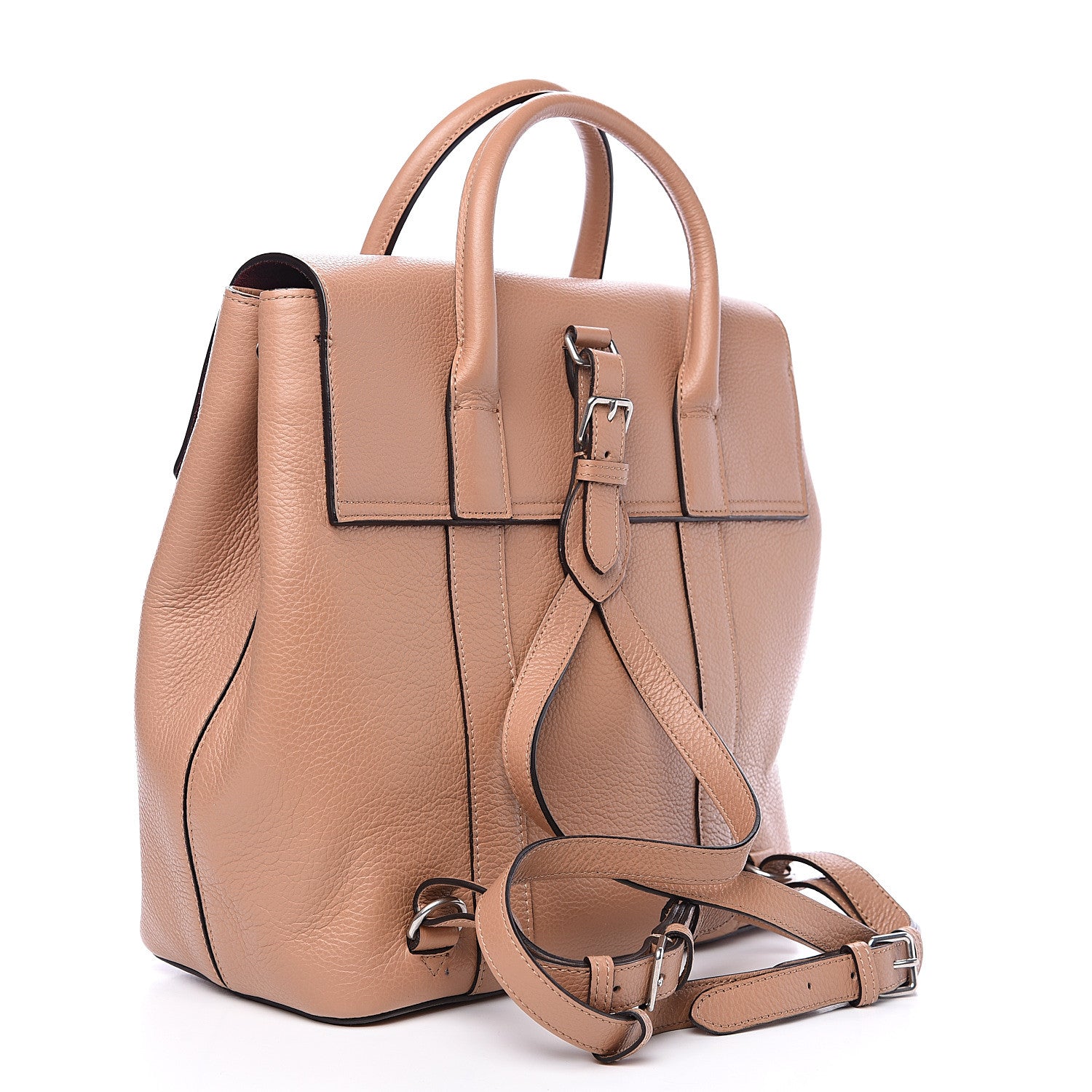 Mulberry Classic Grain Small Bayswater Backpack Blush 2 of 7
