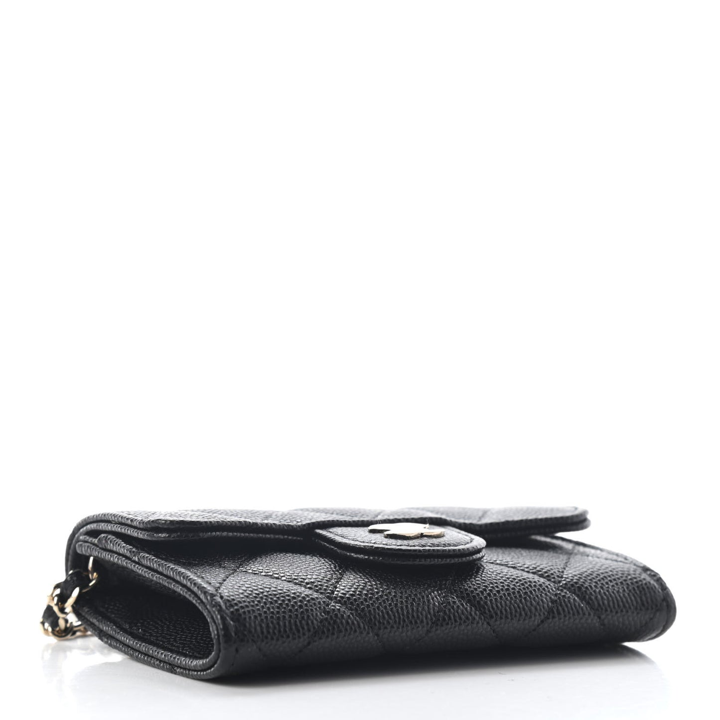 Caviar Quilted Belt Bag Black