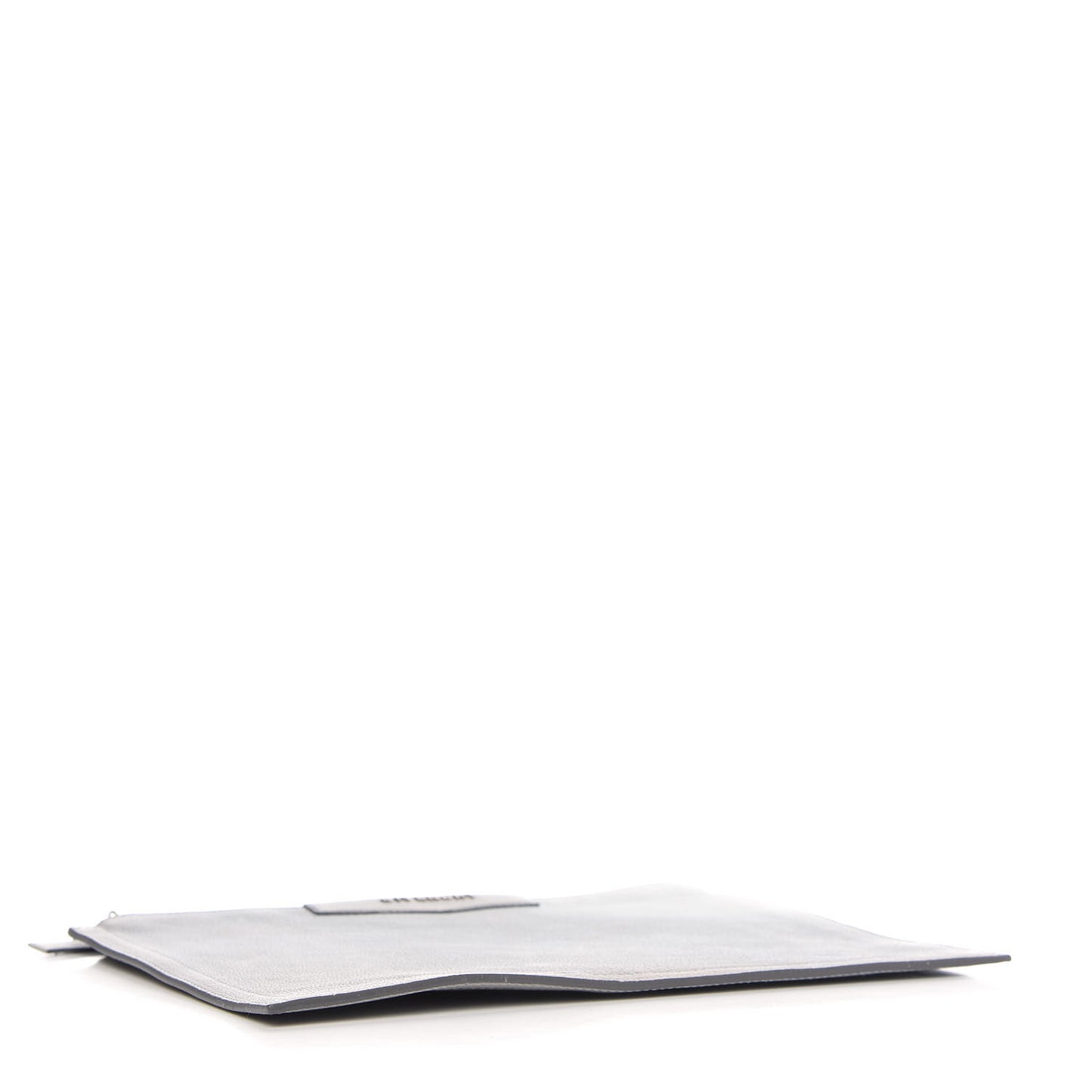 Sugar Goatskin Medium Antigona Pouch Pearl Grey