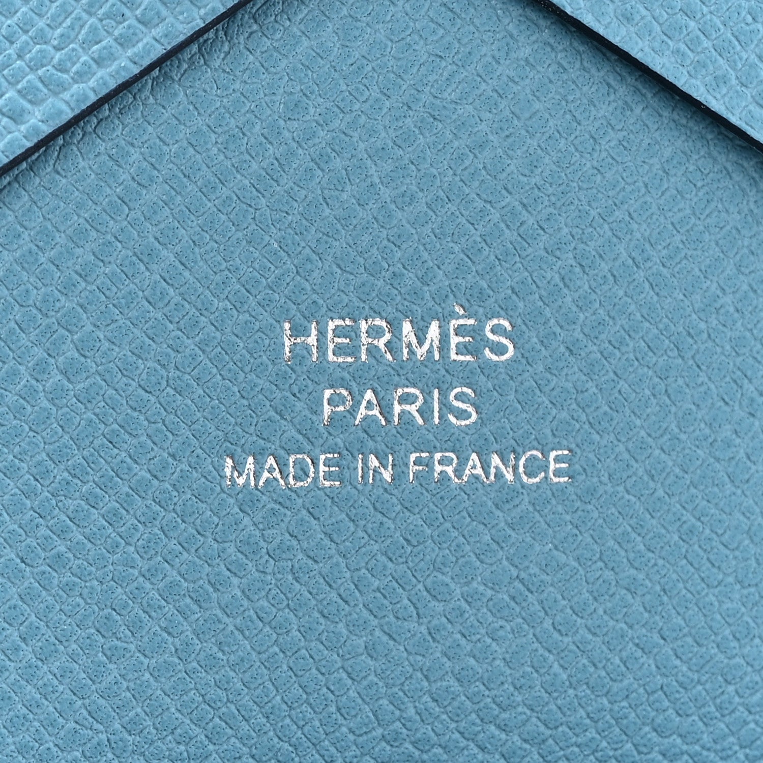 Hermes Madame Calfskin Duo Calvi Card Case Bleu du Nord 7 of 9