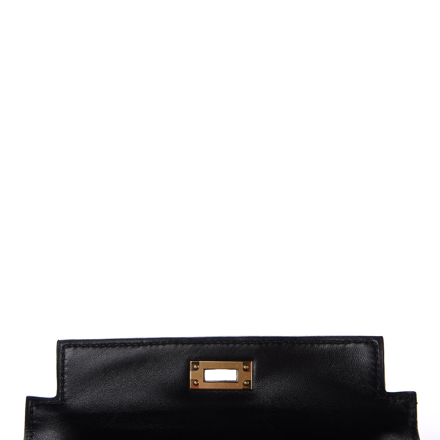 Matte Alligator Mini Kelly Sellier 20 Black