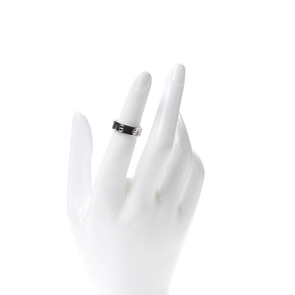 Cartier 18K White Gold 5.5mm LOVE Ring 48 4.5 2 of 4