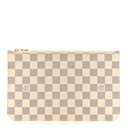 Louis Vuitton Damier Azur Neverfull MM GM Pochette 1 of 8
