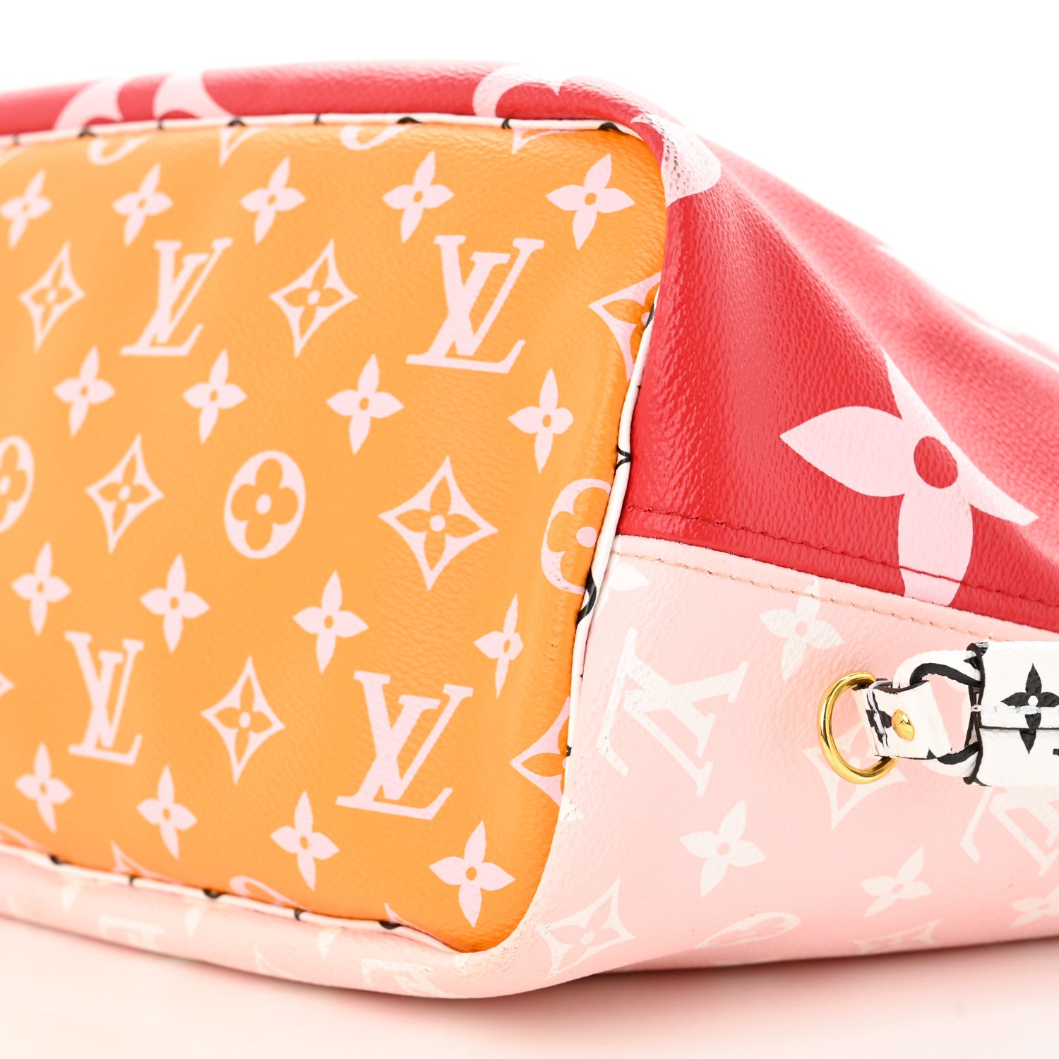 Louis Vuitton Monogram Giant Neverfull MM Rouge 11 of 12
