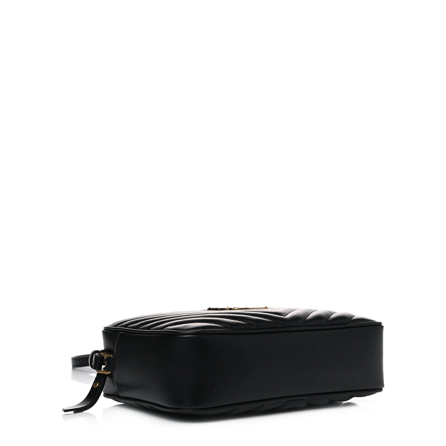 Calfskin Matelasse Monogram Lou Camera Bag Black