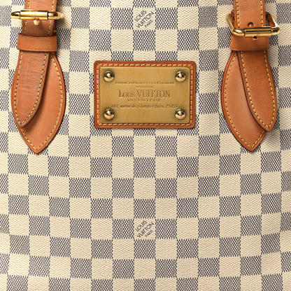 Louis Vuitton Damier Azur Hampstead MM 7 of 12