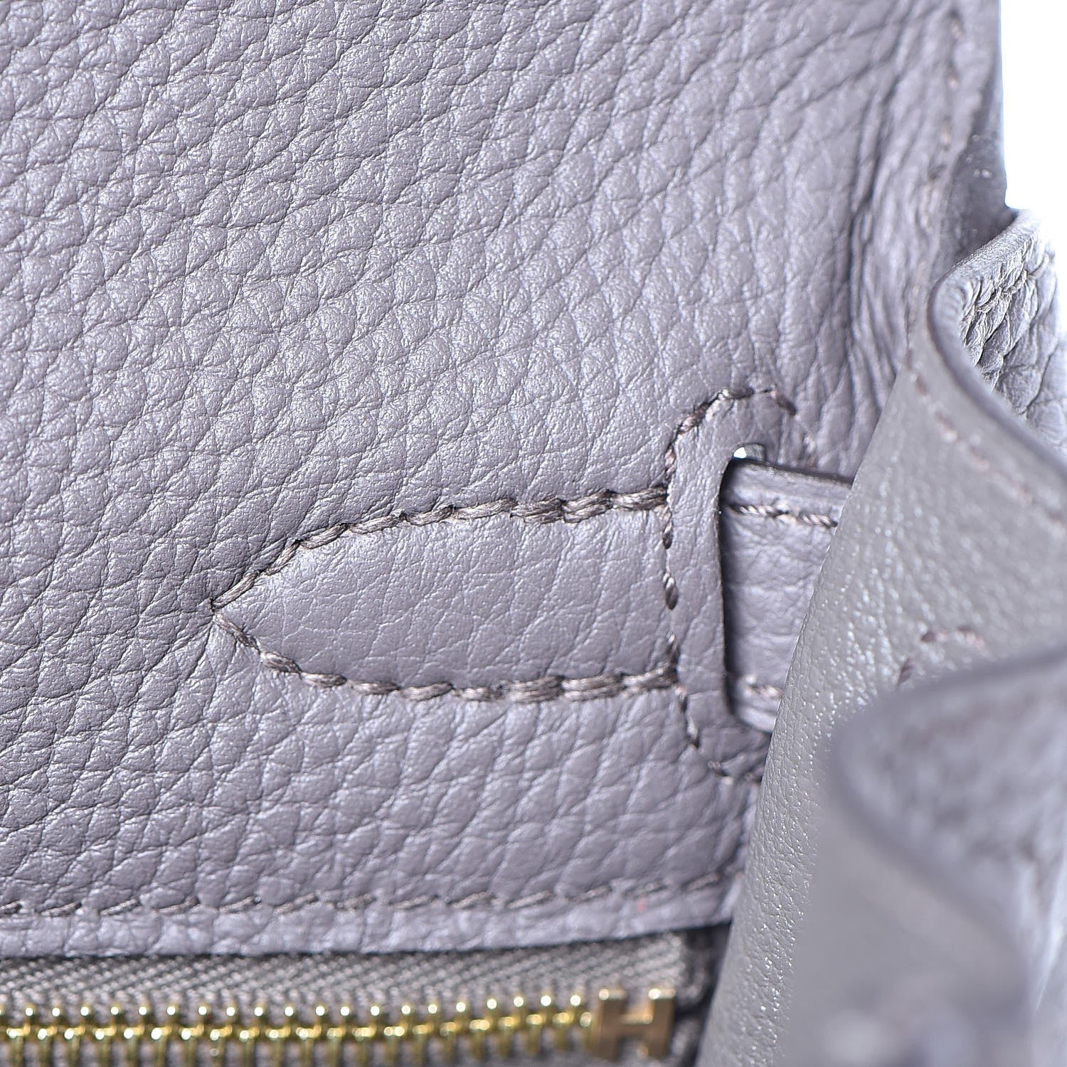 Hermes Togo Kelly Retourne 25 Etain 18 of 35