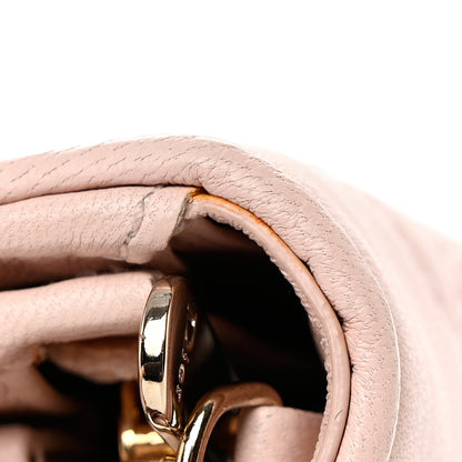 Christian Dior Lambskin Cannage Lady Dior Rendezvous Wallet On Chain Light Pink 12 of 14