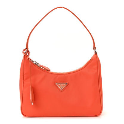 Prada Re-Nylon Saffiano Mini Re-Edition 2005 Bag Arancio 1 of 9