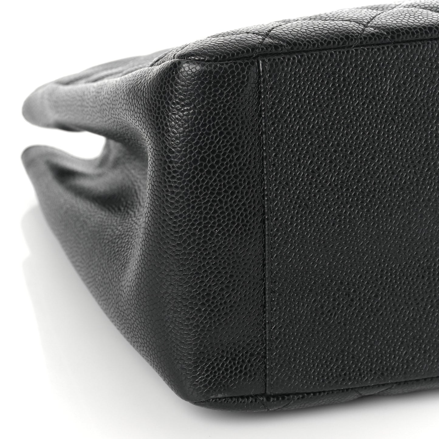Caviar Quilted Grand Shopping Tote GST Black