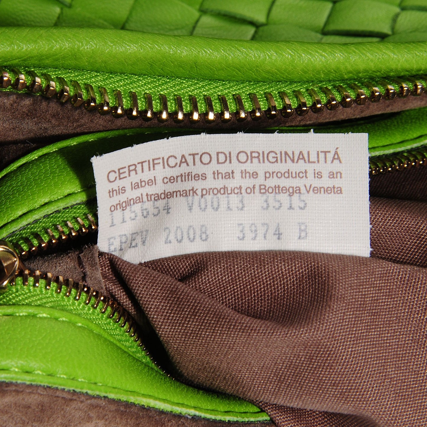 Nappa Intrecciato Large Veneta Hobo Mela