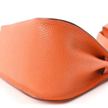 Hermes Taurillon Clemence Jypsiere 28 Orange 10 of 10