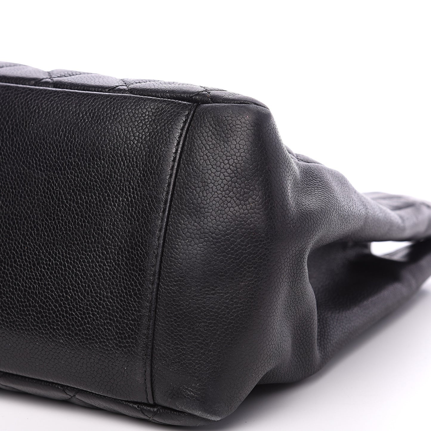Caviar Quilted Grand Shopping Tote GST Black