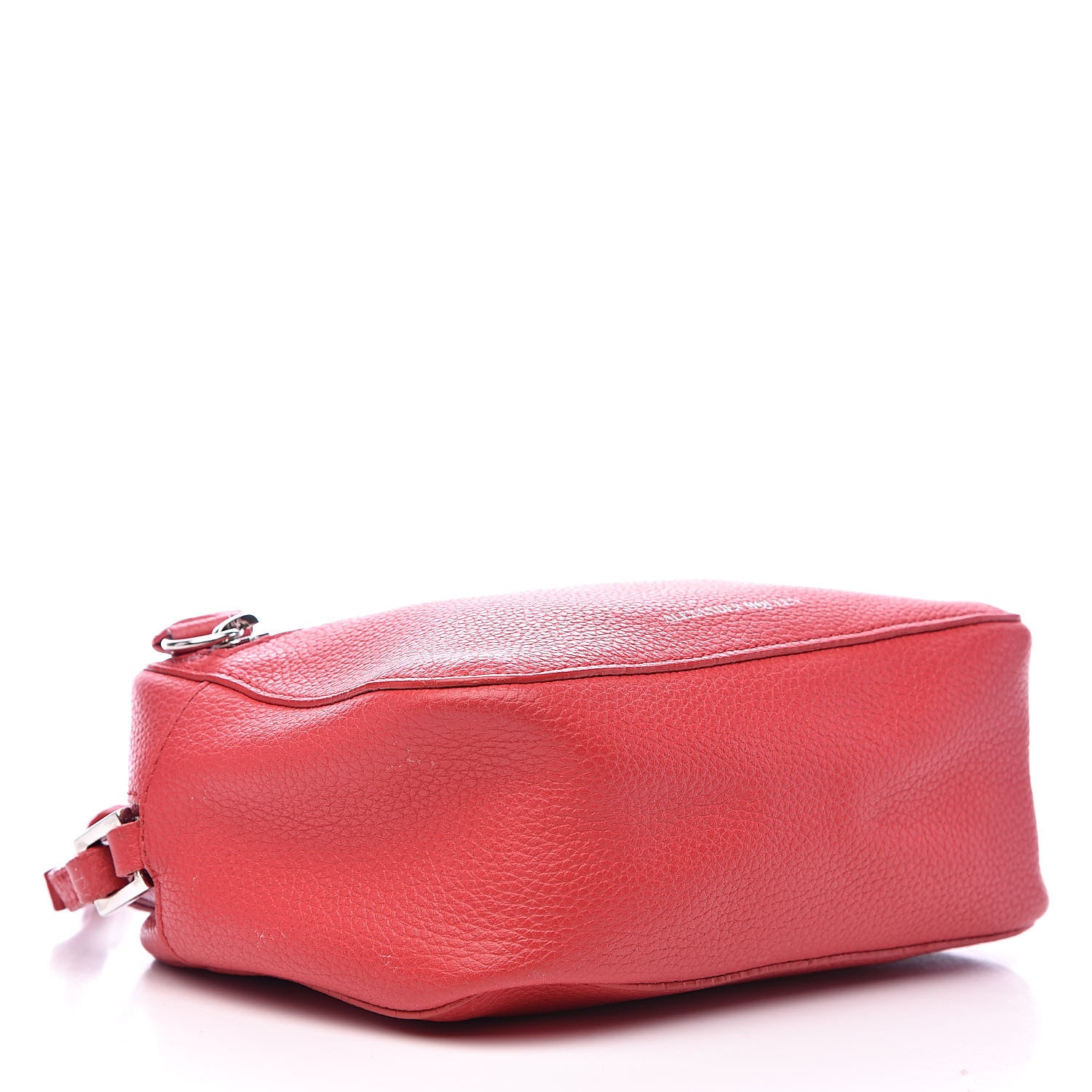 Alexander McQueen Calfskin Skull Camera Shoulder Bag Red 4 of 12