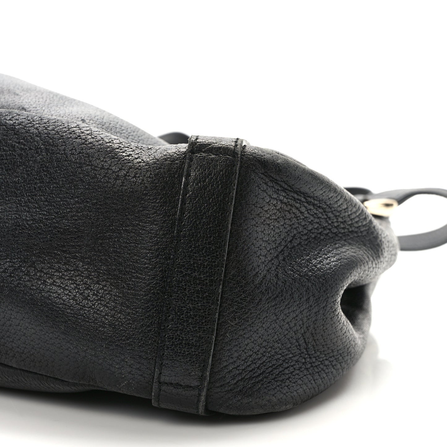 Calfskin Medium Abbey Shoulder Bag Black