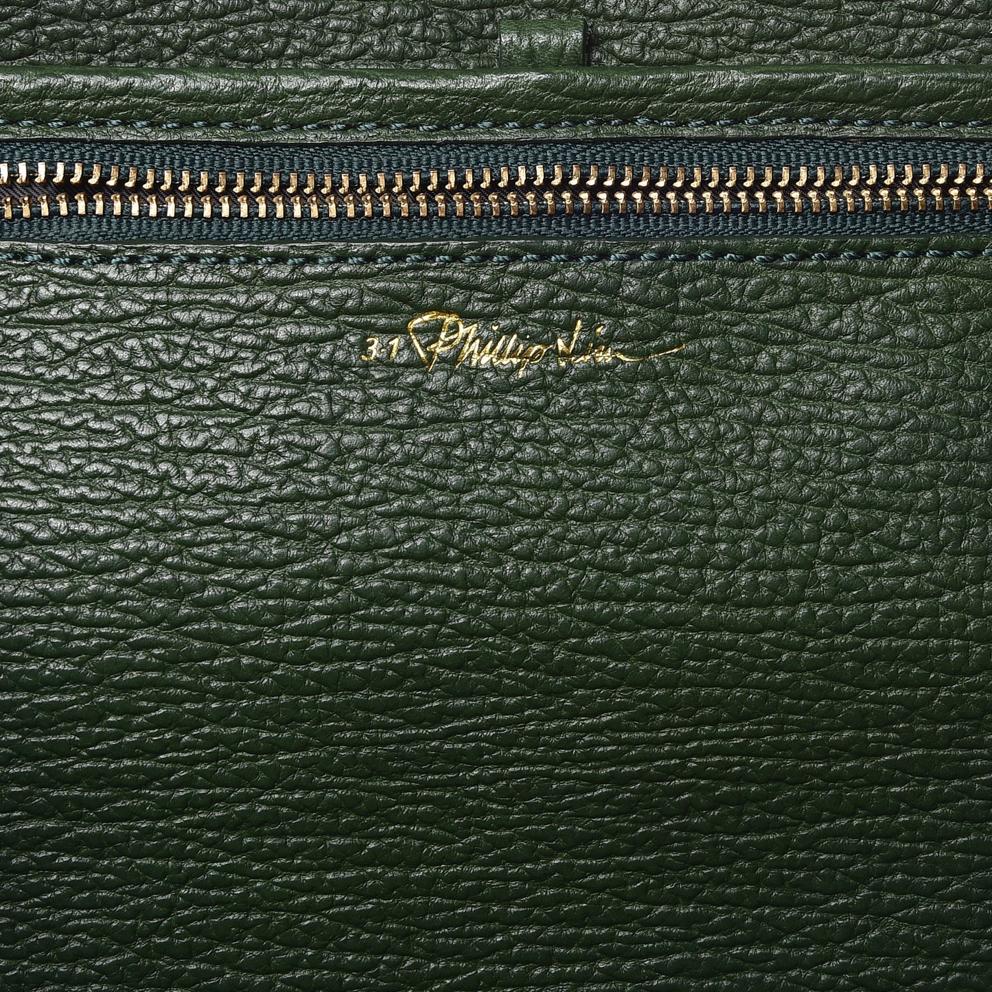 3.1 Textured Calfskin Large Pashli Satchel Jade