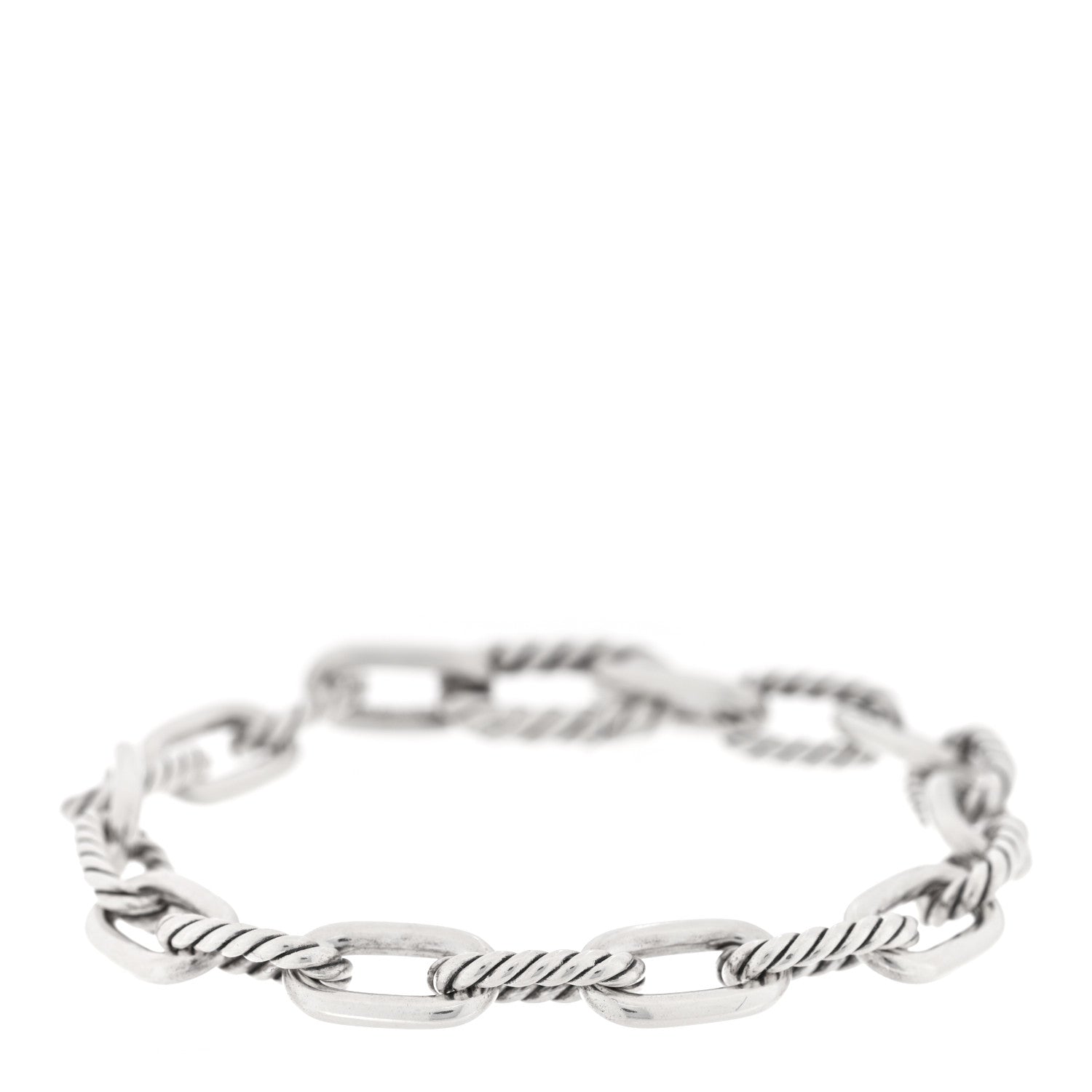 David Yurman Sterling Silver 8.5mm Madison Chain Bracelet 1 of 3
