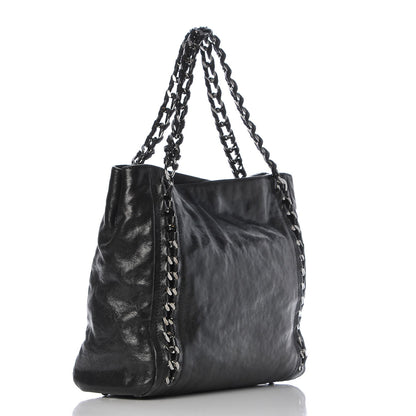 Chanel Glazed Caviar Modern Chain Tote Black 3 of 7