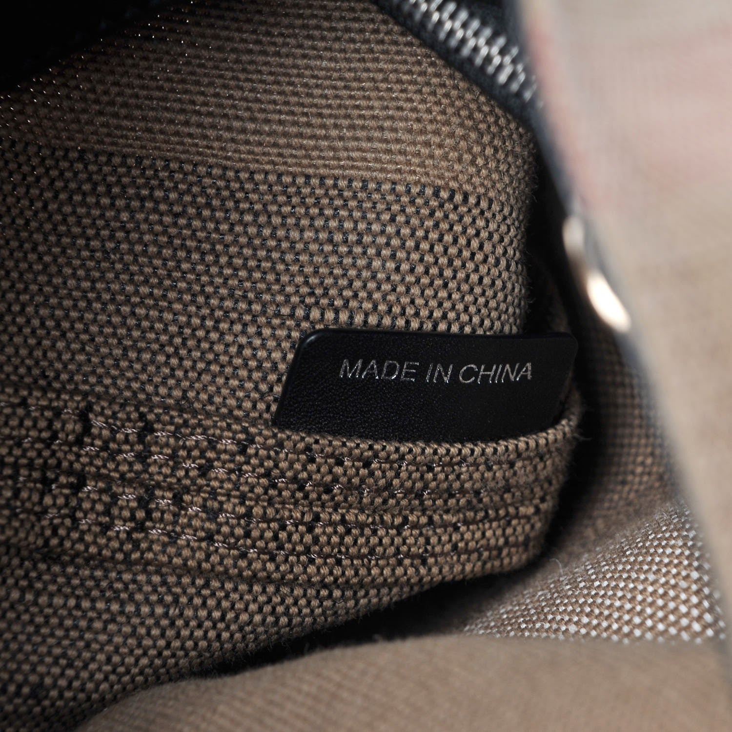 Burberry Canvas Mega Check Medium Ashby Hobo Black 8 of 9