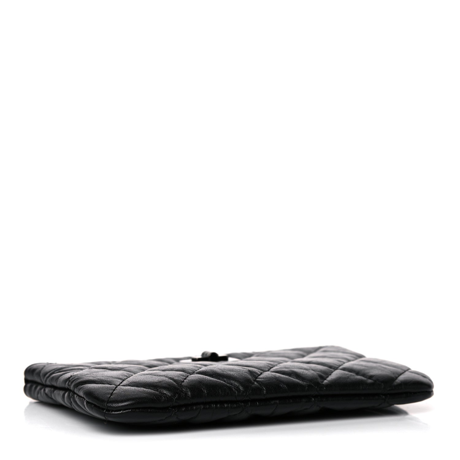Chanel Aged Calfskin Quilted Small Reissue Cosmetic Case So Black 5 of 11