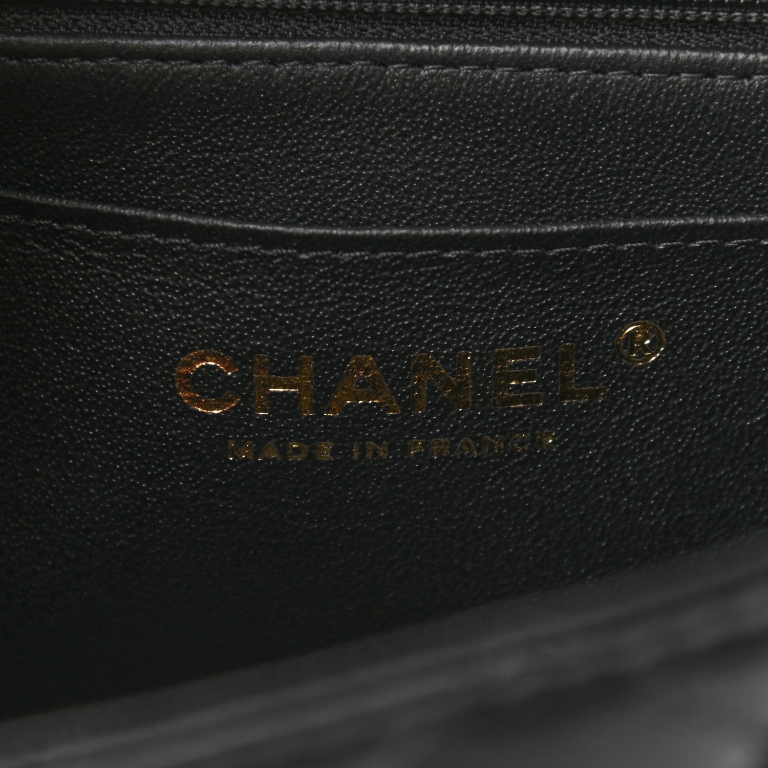 Chanel Lambskin Quilted Mini Top Handle Rectangular Flap Black 6 of 9