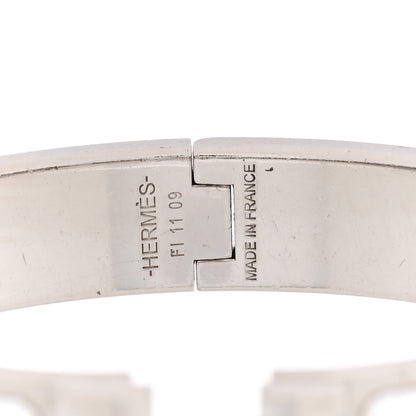 Hermes Enamel Narrow Clic Clac H Bracelet PM White 4 of 4