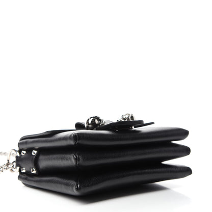 Alexander McQueen Goatskin Twin Skull Crossbody Black 5 of 12