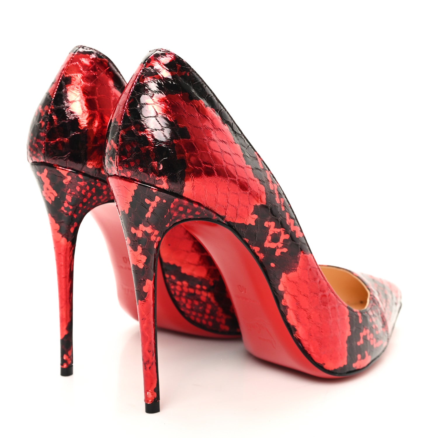 Christian Louboutin Ayers Metalgloss Pigalle Follies 100 Pumps 40 Loubi 5 of 8