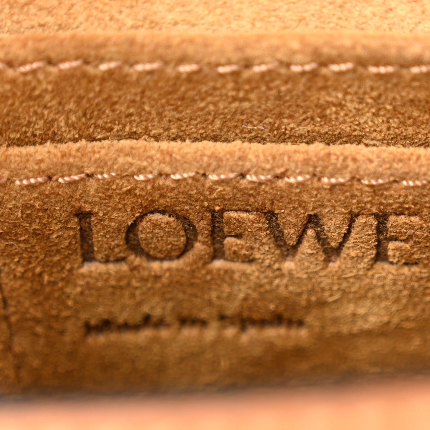 Loewe Grained Calfskin Mini Gate Crossbody Bag Caramel Pecan