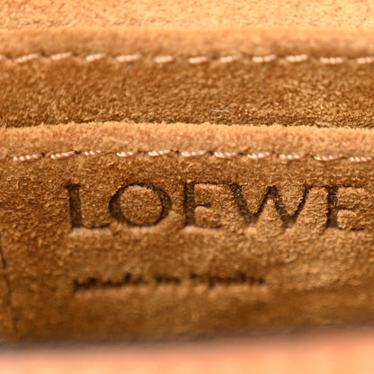 Loewe Grained Calfskin Mini Gate Crossbody Bag Caramel Pecan 6 of 9