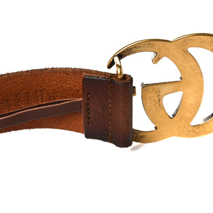 Gucci Faded Calfskin Double G 40mm Belt 110 44 Cuir 8 of 8