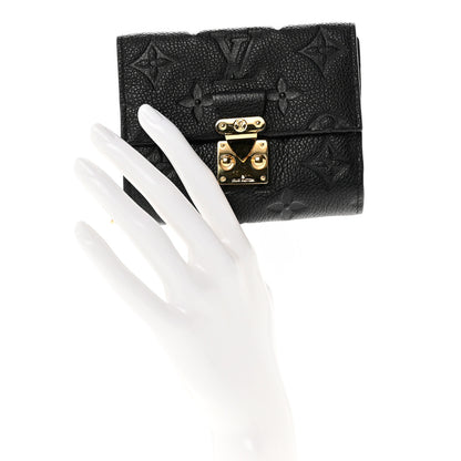 Louis Vuitton Empreinte Metis Compact Wallet Black 2 of 7