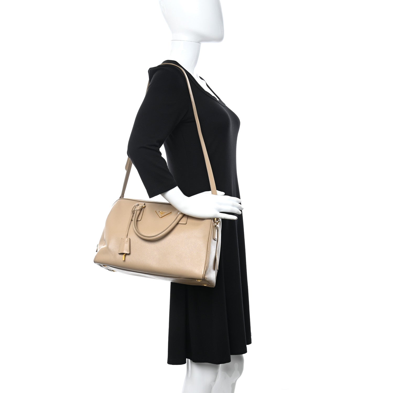 Prada Saffiano Lux Bowler 2 of 27