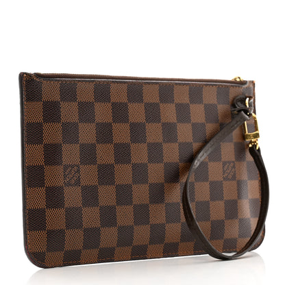 Louis Vuitton Damier Ebene Neverfull MM GM Pochette 3 of 10
