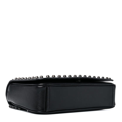 Prada Glace Calfskin Studded Crossbody Black 4 of 18