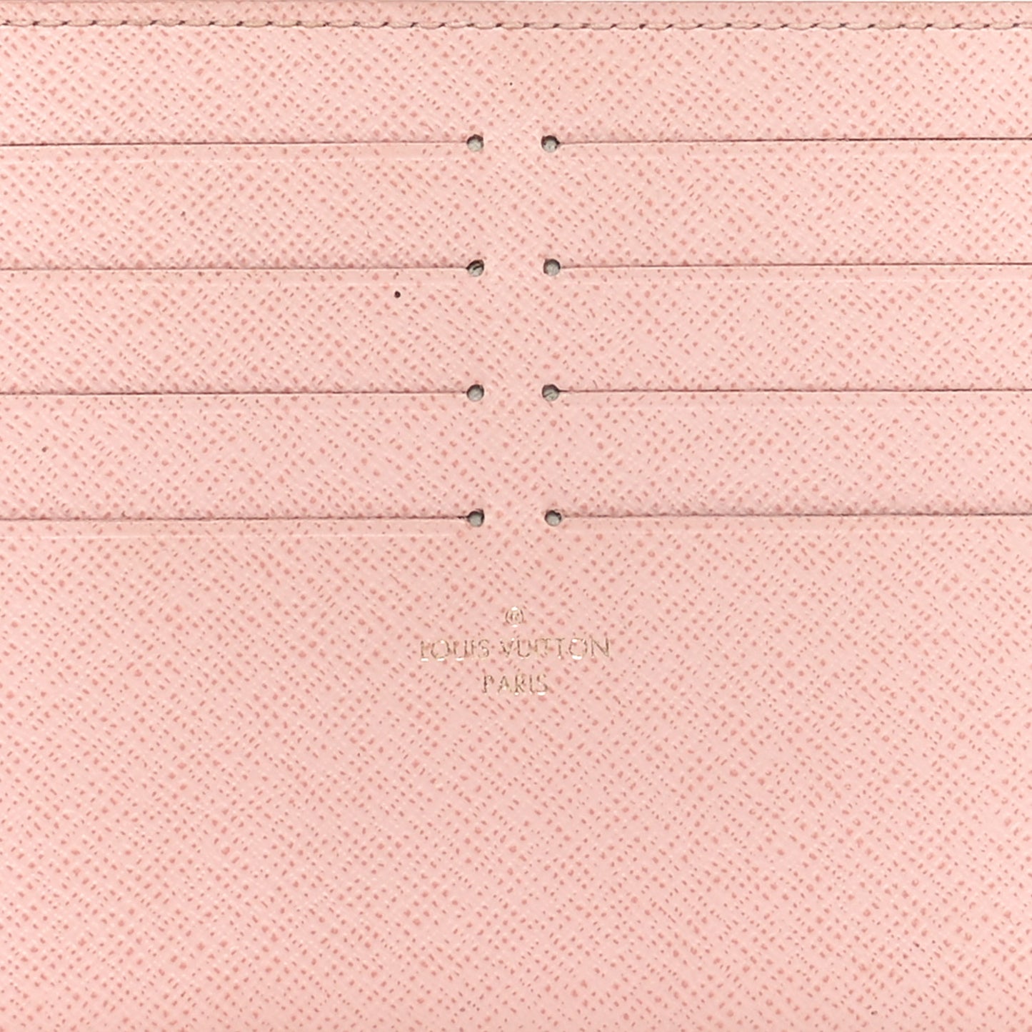 Calfskin Felicie Card Holder Insert Rose Ballerine