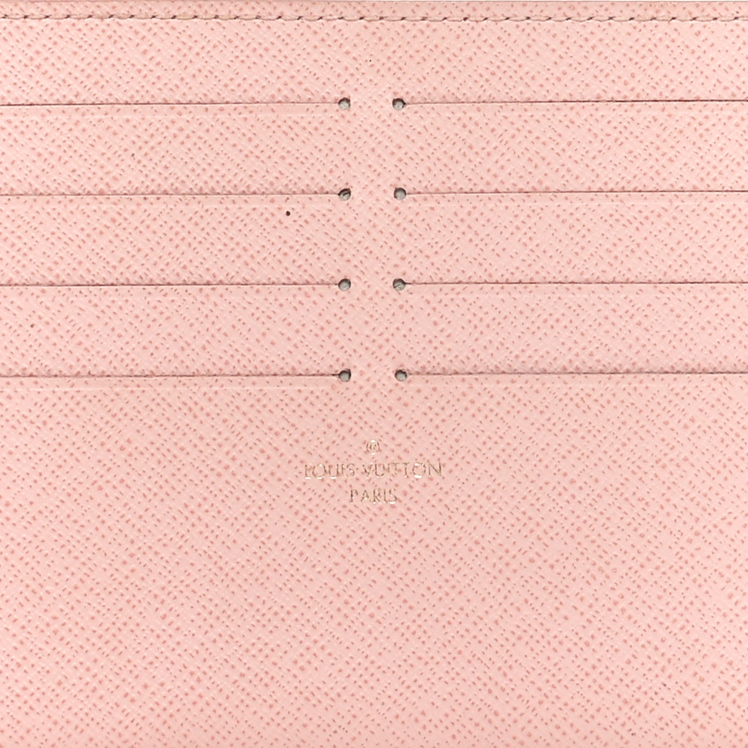 Louis Vuitton Calfskin Felicie Card Holder Insert Rose Ballerine 6 of 6