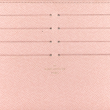 Louis Vuitton Calfskin Felicie Card Holder Insert Rose Ballerine 6 of 6