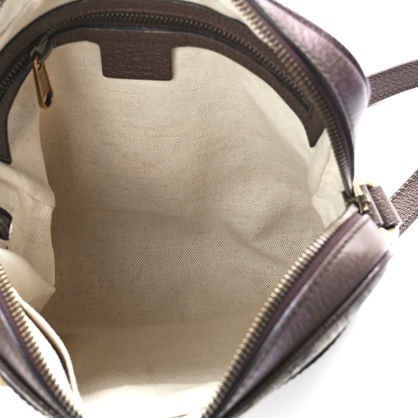 GG Supreme Monogram Web Small Ophidia Messenger Bag Brown