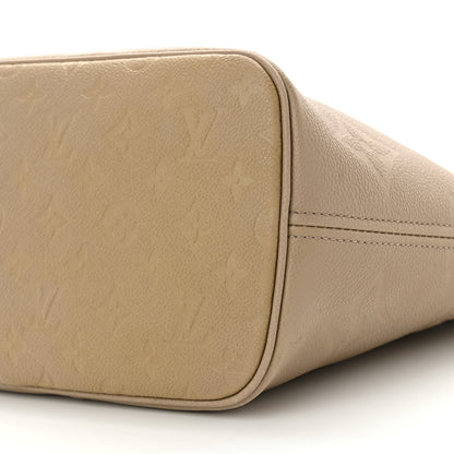 Louis Vuitton Empreinte Monogram Giant Neverfull MM Tourterelle 9 of 13