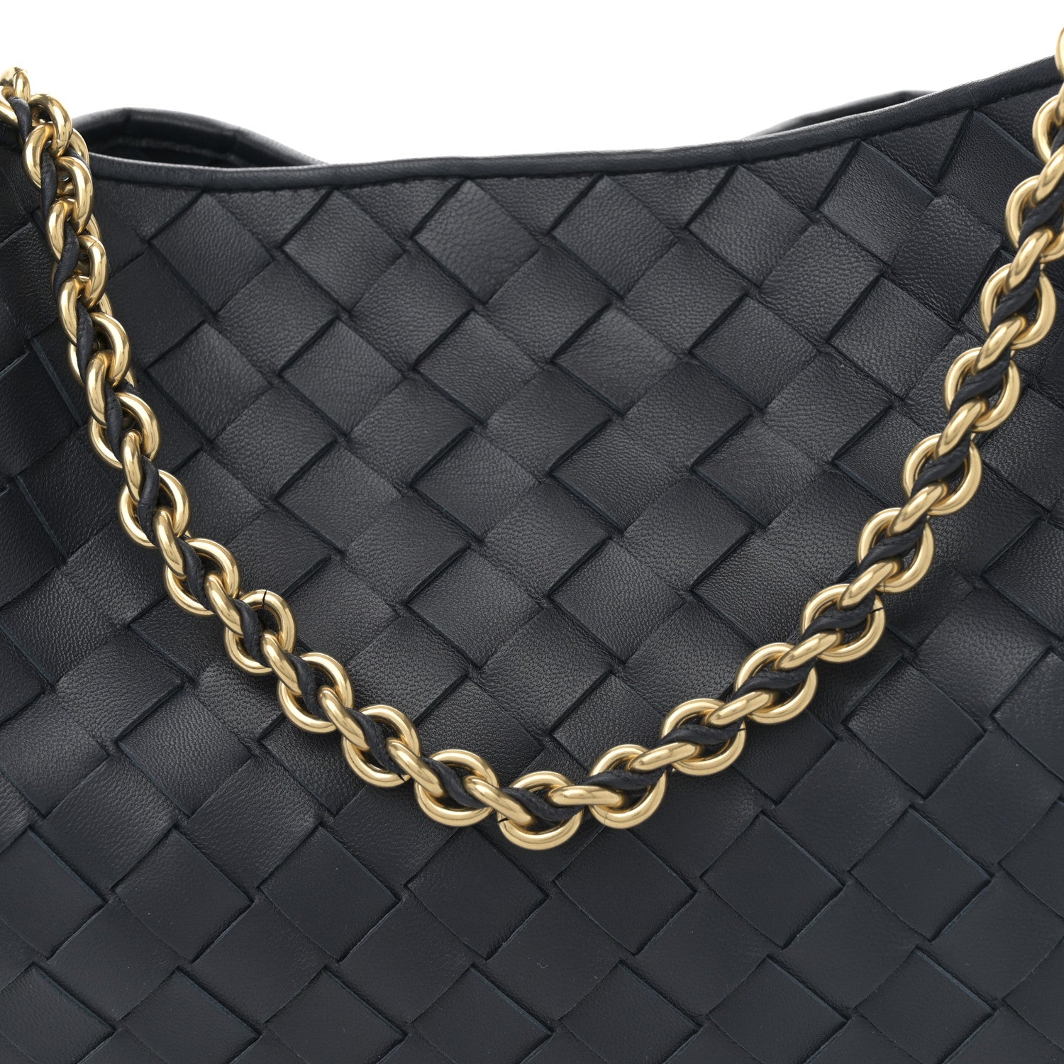 Bottega Veneta Nappa Intrecciato Sardine With Chain Bag Space 8 of 10