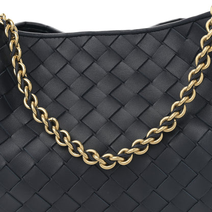 Bottega Veneta Nappa Intrecciato Sardine With Chain Bag Space 8 of 10