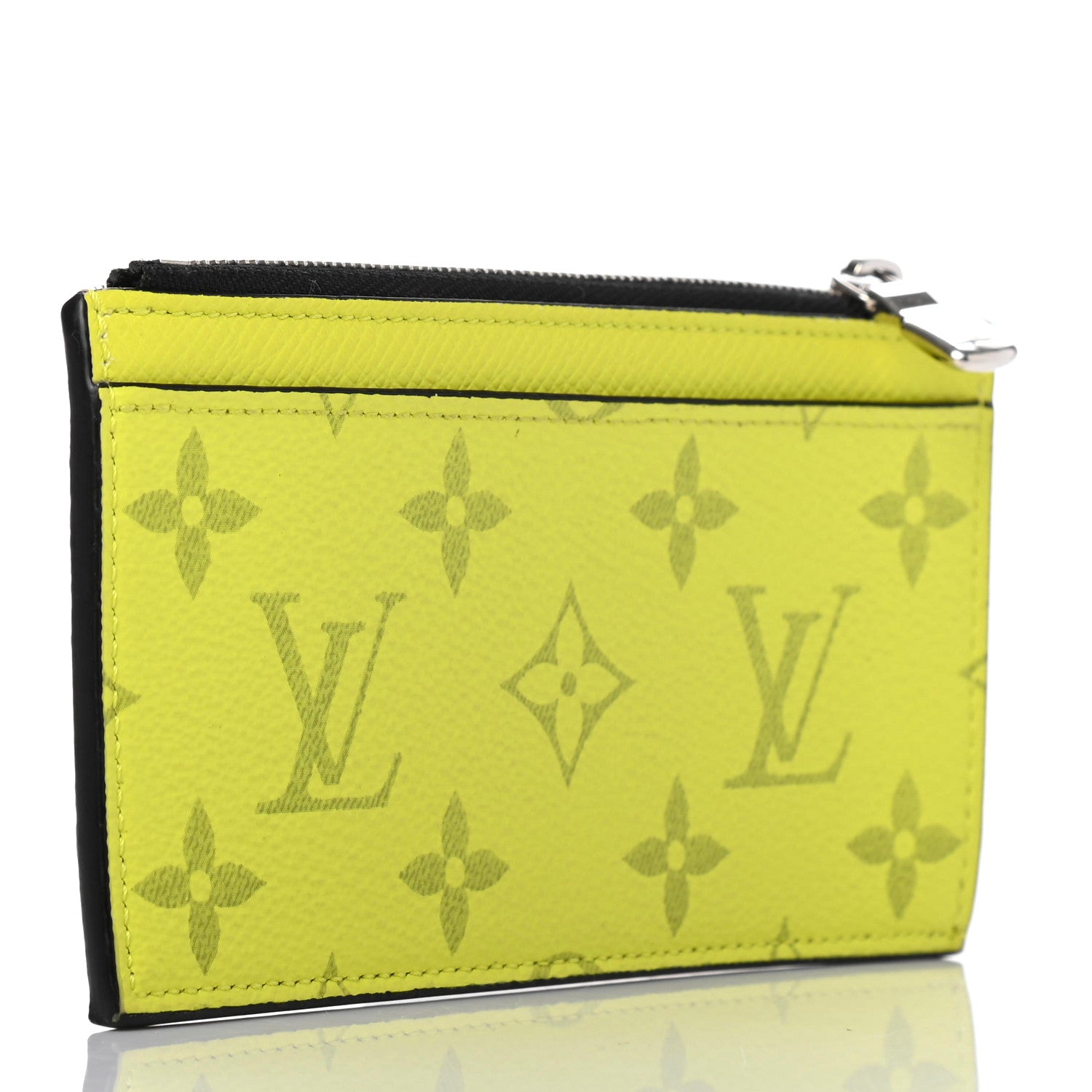 Louis Vuitton Monogram Taiga Coin Card Holder Yellow 2 of 5