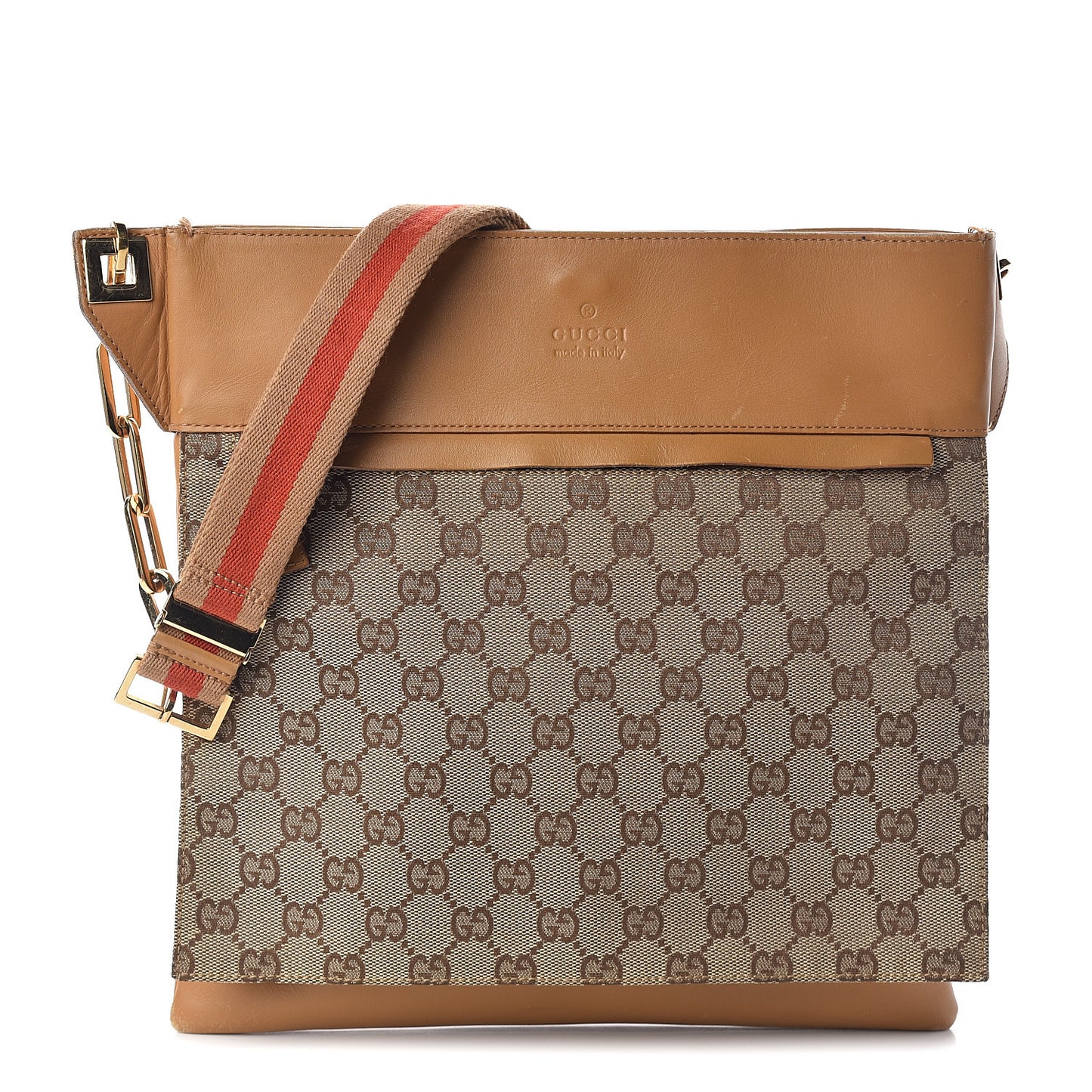 Monogram Crossbody Bag Brown
