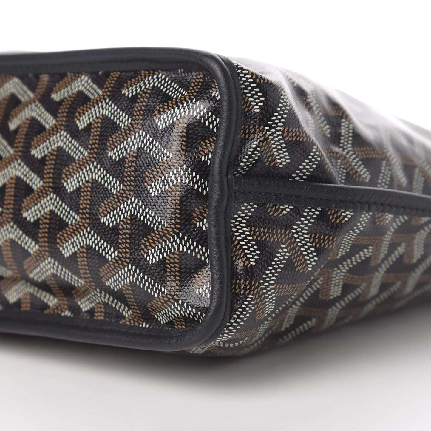 Goyardine Reversible Mini Anjou Black