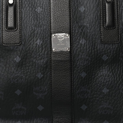 MCM Visetos Large Liz Reversible Shopper Tote Black 9 of 14